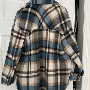 Oversized button up for outwear